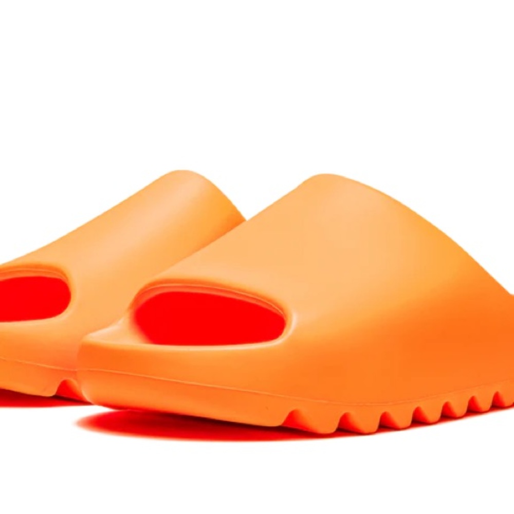 YEEZY Slides Enflame Orange Slide Sandals UNISEX Foam Comfy Shoes #GZ0953